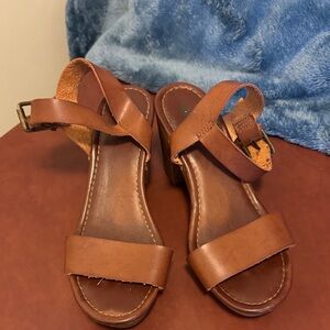 MIA Tan Leather Women's Sandals